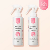 소녀약방 무알콜 휴대용 손세정제 손소독제 195ml 2개
