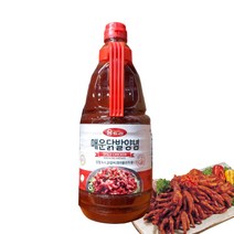 닭발 소스 양념 매운 붉닭 꼬치 오돌뼈 매콤한 업소용 식당 식자재 대용량 캠핑 식자재 간편 맛있는