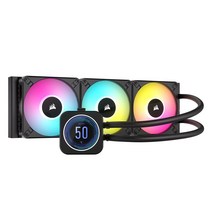커세어 i-CUE H150i ELITE LCD XT CPU쿨러 수냉 쿨러 정품 블랙