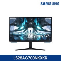 삼성전자 70.8cm UHD 오디세이 G7 게이밍 모니터, LS28AG700NKXKR