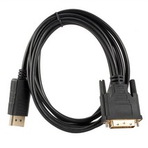 업소용빔프로젝터 미니프로젝터 가정용프로젝터 LccKaa DP Displayport-DVI 케이블 1.8M DP-DVI 어댑터 변, [01] DP to DVI, [01] 1.8m
