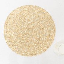 멍석 포인트 러그 침실 카페트매트 천연 옥수수 짚으로 짠 식탁 매트 등나무 플레이스 매트 미끄럼 방지 절연 패드 커피 컵 컵 받침 주방 장식