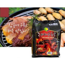 착화탄 고기숯 점화탄 화로연료바베큐 참숯봉지숯캠핑, 웰빙 바베큐참숯2kg
