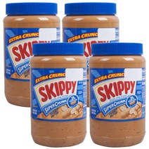 스키피 크런치 땅콩 버터 1.36kg, 1.36kg x 4