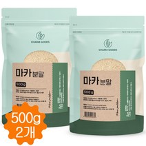 페루산 페루 안데스 마카 가루 파우더 분말 마카차 마카 뿌리 추출물 페루산삼 페루의산삼 MAKA 500g X 2팩, 2개