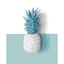 DIY 명화 그리기 유화 인물 고흐 동물 해바라기 그림그리기 세트, 03_식물(보테니컬)-B016  민트 파인애플