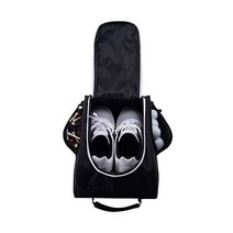 Athletico 골프 오픈형 슈즈백 골프화 신발 가방, Black/Pink, Black/Pink