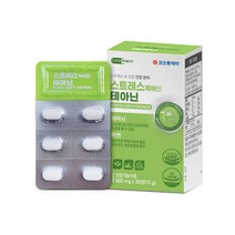 코오롱제약 더바이오 스트레스케어 L테아닌 효능 긴장완화제 스트레스해소 건강보조식품, 500mg*60정(2개월분)