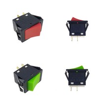 스위치 4핀 2단 정격 125V 10A / 250V 6A Dok-4210, 그린