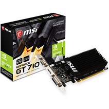 MSI GeForce GT710 D3 1GB LP 무소음 V2, 단일옵션