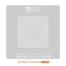 스텐실기계 타투 Amaoe-Nvidia 그래픽 카드 칩 주석 심기 스텐실 호환 제품-RTX3060 RX580 RTX2060 N18, 한개옵션1, 01 RX5700XT