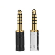4.4mm 플매트 카펫 러그 커넥터 헤드폰 어댑터 4.4NW-WM1Z/A DIY HiFi 오디오 잭 납땜 방법용 5 극 밸런스 인터페이스, 색상 혼합, 2 개