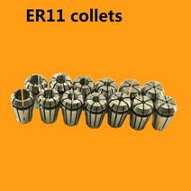 고정밀 선반 척 미니 유압 죠 JAW 단동척 4조 연동 구조 er 콜릿 홀더 er11, 세트 16pieces0.5-8.0