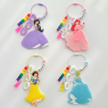 디즈니공주 이니셜 캐릭터 키링 가방고리, 신데렐라