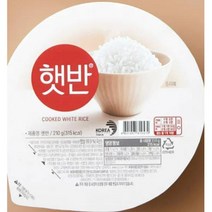 CJ더마켓 탕비실 업소용 식당용 PC방 탑티어 햇반백미 집밥 즉석밥 컵밥 국밥 냉동밥 솥밥 점심 도시락 210G 3개, 2세트