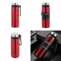 스텐 보온병 800ML 레드 텀블러대량구매 보냉병 보냉텀블러