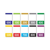 공공띠라벨A [3x5cm] 1장(20매) 도서관 도서 분류 라벨 스티커, 400 자연과학