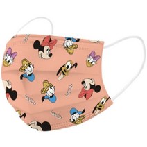 미키마우스 마스크 성인 캐릭터 대형 색깔 어린이 컬러 패션 3중보호 일회용 마스크 50매, 미키마우스 마스크 50매