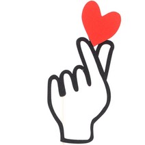 귀여운 펄 손하트 pop 스틱 여행 셀카 5개 만들기 디자인 프로포즈 소품 얼굴책 디피용 카메라 돌사진 연인, B타입