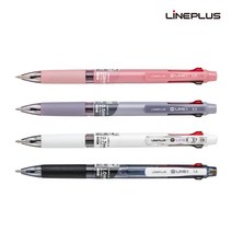 라인플러스 다색펜 M-라인3 1.0mm/낱개/3색펜, 화이트
