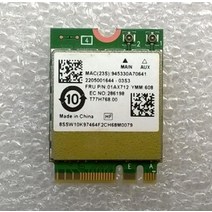 카드 lenovo P51S S5 T470 T570 X270 요가-370 FRU 01AX711 01AX712 802.11ac bt 무선, 한개옵션0