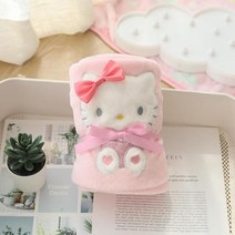 산리오 담요 카와이 애니메이션 Sanrios 쿠로미 시나모롤 마이 멜로디 키티 만화 코랄 플리스 사무실 낮잠 에어컨