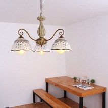 boaz 파르니3등 팬던트 조명 식탁등 LED호환 카페조명 부엌등/팬던트조명, 파르니3등(도자기)