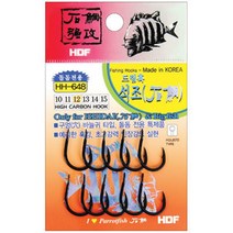 자바낚시 해동조구사 돌돔바늘 HH-648 바다낚시, 15호, 1개