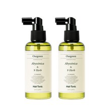 아워그린 아비시니카 나인허브 탈모 헤어 토닉, 2개, 150ml