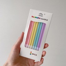 기억의소품 빼빼로초 생일초 케이크초, 파스텔8개입 x 3팩, 파스텔(1color), 3개
