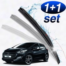 나nanr_i30 와이퍼 세트 650mm400mm 앞유리 하이브리드 사계절 차닦이 교체용 고급 차량 자동차 간편♥sksnfll, ♥newvel