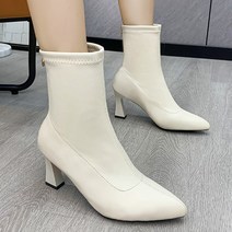 묘먀미 뾰족 기본 앵클 힐부츠 7cm MB0134