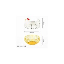 과일 철 이케아 과일 바구니 세라믹 계란 바구니 과일 바구니 마늘 감자 잡화 바구니 주방 장식 암탉 보관 철 바구니 주방 수납 118082, ㅏ