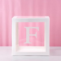 대형숫자풍선 브라이덜샤워풍선 천일풍선 베이비 샤워 장식 소년 소녀 투명 풍선 상자 첫, F