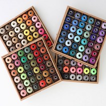 무형광 날라리사 1700m - 130색 미니실 라라실 늘어나는 실 스판원단밑실, 828 스모키블루