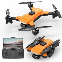 연습용 드론 UAV 공중 카메라 8k 고화질 지능형 레이저 장애물 회피 자동 복귀, 단일 배터리 + 보관 가방 + 액세서리, 8K 듀얼카 4면 장애회피 스턴트 롤 원 키