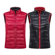 106034 골프 조끼 다운 숙녀 방풍 따뜻한 재킷 양면 캐주얼 야외 통기성