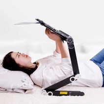 눕서대 노트북 설치 독서 침대 책보기 읽기 누워서 보는 접이식