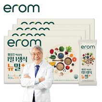 이롬 황성주 1일1생식 뉴밀플러스 84포-식사대용 발효생식, 4개, 이롬 황성주 1일1생식 뉴밀플러스 84포
