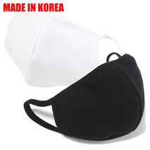 위즈아이 3D 입체 3중 남녀 순면 패션 마스크 국산 면 천 성인 MASK, 1개, 화이트