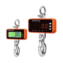 매달림 저울 산업용 크레인 고정밀 체중계 디스플레이 디지털 계량 리모컨 행잉 포함, 오렌지색