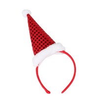 피플스파티 돌프 왕뿔 머리띠, 산타모자머리띠, 1개