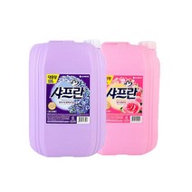 샤프란 섬유유연제 20L 핑크/릴렉싱 대용량 말통 세탁 빨래, 릴렉싱아로마