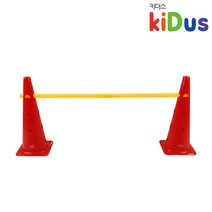 h55 유아체육 허들콘 시스템(48cm) 낱개, 색상_레드