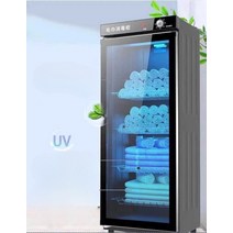 독일 자외선소독기 미용실 네일샵 수건 UV살균기, 수건장 280리터 + 전면단추