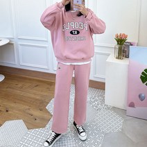 [쏭스타일] People트레이닝세트(기모)