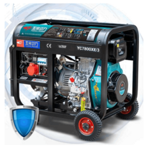 디젤 발전기 동체 단상 용접 발전 기계 비상 휴대용, 5.5KW 오픈 프레임 220V