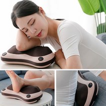 나비 쿠션 마사지기 8구 온열 멀티 안마기 / 목 어깨 허리 다용도, 단품