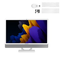 삼성전자 데스크탑 올인원PC WIN 11 + 무선키보드 + 무선마우스 + 키스킨, RAM 16GB + SSD 256GB + HDD 1TB, DM530ADA-L58A