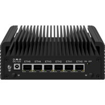 팬리스미니PCESXiProxmox호스트 방화벽기기 6LAN라우터 2.5G 12세대인텔i3-N305/N100DDR5NVMeSATA3.0, 01NoRAMNoSSD_01N100-6L_03UK